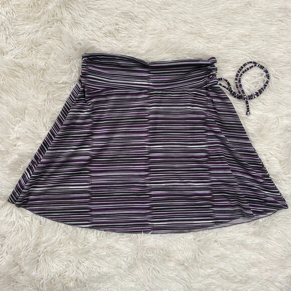 SOYBU Heathered Black White Drawstring Rouching Side Detail Size M - Picture 5 of 6